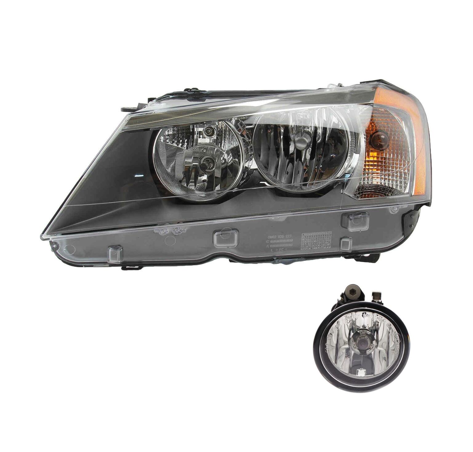 BMW Headlight Assembly Genuine BMW Genuine BMW BM1631438KIT